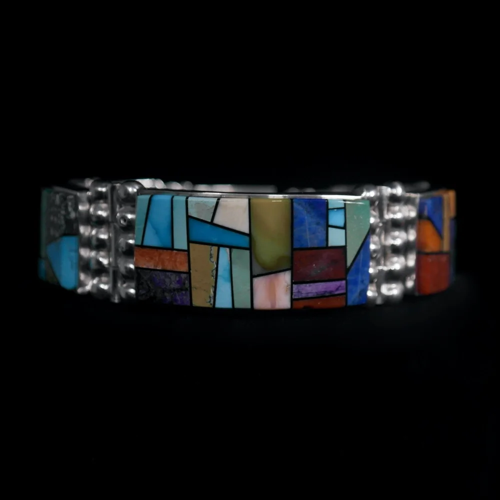 ◆STONEHENgE◆ DAL Silver Bracelet ◇STONEHENgE◇ DAL Silver Bracelet Sterling Silver 13.34cttw